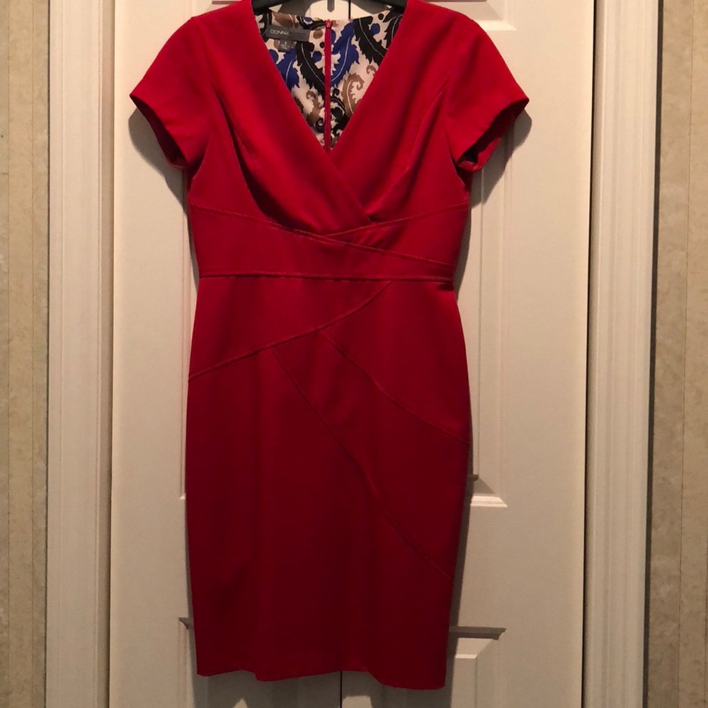 Red Donna Rocco dress.  8 Great condition!